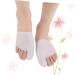 White Gel Toe Separator - 1 Pair Toe Spacer for Bunions - Thumb Head Gel Splitter - Bunions Toe Separator - Buy Online on GoSupps.com
