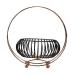 Grace Fruit Bowl Fruit Bowl Large Capacity Iron Fruit Plates Modern Durable Kitchen Countertop Fruit Basket for Wedding Party Home Practical