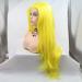 Light Yellow Long Natural Straight Synthetic Wig - Heat-Resistant Lace Front for Cosplay & Daily Wear (61cm) - Buy Online on GoSupps.com