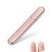 Glass Nail File Professional Manicure Glass Fingernail Files Professional Manicure & Pedicure Products for Smooth Easy Shaping of Natural Nails (Gold)