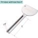 Set of 3 XYKEEY Manual Toothpaste Squeezer - Silver Tube Key Toothpaste Squeezer - Buy Online on GoSupps.com