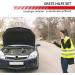 3-in-1 Car First Aid Kit Combo Bag 2023/2024 | Safety Vest First Aid Kit & Warning Triangle | Black - International Shipping Available - Buy Online on GoSupps.com
