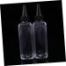 DOITOOL 15pi ces Bouteille De Teinture Capillaire Carr e Plastique Transparent Avec Goulot Pour Coloration Cheveux Flacon De Coloration Cheveux - Buy Online on GoSupps.com