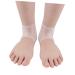 FRCOLOR 1pair Cushion Sleeves Protective Sleeve Pedicure Heel Crack Shoe Inserts White Men and Women Soft