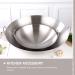 DELURA Japanese Wok Chinese Cooking Pot Kitchen Frying Pan Stainless Steel Pan Cooking Pan with Handle Frying Pan Wok Pan Stainless Steel Cooking Utensils (Color : Silver Size : 32X32CM) 32X32CM Silver - Buy Online on GoSupps.com