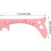 Eyebrow Drawing Guide - Silicone Eyebrow Makeup Mapping Template Makeup Guide Tool Brow Positioning Ruler Shaping Grooming Stencil for Women and Girls Pink - Buy Online on GoSupps.com
