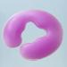 Healeved Beauty Pillow Soft Cushion Set - 2pcs U-Shaped Silicone Spa Pillows for Sleeping & Massage - Purple - Buy Online on GoSupps.com