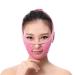 Thin facial belt V-facial artifact Breaking Sleeping Sleep Association Lifting Anti-Folded face with double chin Beauty Correction Facial Slimming Strap Facelifting Pink
