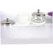 Gobelet Rond Verre Pour Dissolvant Vernis Ongles Avec Couvercle Acier Inoxydable Fournitures Pour Nail Art - Buy Online on GoSupps.com