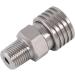 HMKUGO Male Thread to 8MM Female Quick-Disconnect Stainless Steel Adapter w/ O-Ring for PCP Paintball Charging - Buy Online on GoSupps.com