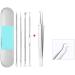 5 Pieces of Stainless Steel Blackhead Wrinkle Removal Clip Blackhead Acne Extractor Stainless Steel Beauty Tool for Female Girls B - Buy Online on GoSupps.com