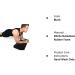 Impulse Fitness Knee Mat - Extra Thick 25mm Cushioned Pad for Knees & Elbows | Portable Exercise Mat for Planks, Ab Rollers, Yoga - Buy Online on GoSupps.com