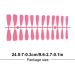 dijiusidy 1 Set French Tip Press on Nails Matte Adhesive Tabs Full Cover Ballerina Solid Colors Art Decals Salon for Women Girls Type 10 - Buy Online on GoSupps.com