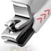 Flat Nail Clippers Simple White Appearance Durable Material Easy to Use Splash-Proof Design - Buy Online on GoSupps.com