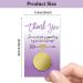 Haizct 50 Pack Purple Thank You Blank Gift Certificate Scratch Off Cards - Ideal for Small Businesses, Spa, Beauty, Makeup, Hair Salon, Bridal Shower, Baby Shower, Country Wedding - Gold-GK090 - Buy Online on GoSupps.com