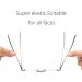 TERAISE Upgrade Lightweight Frameless Reading Glasses for Men and Women - Clear Lens Readers w/Pen Clip Tube Case (2.0X) - International Shipping Available - Buy Online on GoSupps.com