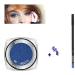 Kit 1 Metal Cream Eyeshadow 10 Lagoon Blue + 1 Blue Pencil (2 Products) - Buy Online on GoSupps.com
