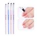 BornBeauty 4pcs Cuticle Nail Cleaning Brush Set - Manicure Nail Art Tool (4Colors) - Buy Online on GoSupps.com