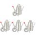 Zerodeko 4pcs Stainless Steel Oil Pot Olive Oil Cooking Oil Container Portable Tea Kettle Vinegar Pourer Pot Practical Oil Dispenser Stainless Steel Oil Bottle Vinegar Bottle Anti-spill 16x14cmx4pcs Silverx4pcs