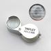 30x21mm Triplet Loupe Jeweller Magnifying Glass Magnifier with Metal Construction and Optical Glass Silver Superior Quality and Creative - Buy Online on GoSupps.com