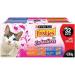 Friskies Purina Shredded Super Pack Cans and Gravy Pleasures Cat Food Variety Bundle (156g) Shredded Cat Food + Gravy Pleasures - Buy Online on GoSupps.com