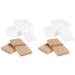 Beaupretty 400 pcs wax papier Waxes Waxes Waxstift For hair removal wooden sticks wooden sticks wax sticks for soft wax wax strip set face suite stencil wax rod