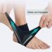 Luwint Kids Compression Ankle Brace - Knitted Ankle Sleeve Sock for Sprains Arthritis & Tendonitis - Small Black - 1 Pair for Running & Fitness - Buy Online on GoSupps.com