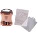 Nail Art Stamper Template Rose Gold Silicone Stamp Soft Real Staupe For French Smile Line Tools Nail Art Stamping Stamping for Manicure