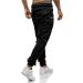Waterwang Men's Slim Fit Cargo Jogger Sweatpants for Hiking - Black, Medium - Buy Online on GoSupps.com