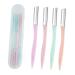 FOMIYES 4 Sets Eyebrow Razor Women s Razor Ladies Razors for Shaving Women Razors Facial Hair Womens Face Razor Facial Razors for Women Face Shaver for Women Miss Remover Portable