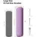 FERYES Travel Makeup Brush Holder L Purple - Portable & Stylish Cosmetic Organizer for Easy Travel - Buy Online on GoSupps.com