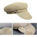 Meyaus Women Straw Woven Visor Sun Hat - Beige | Summer Newsboy Cap Cabbie Painter Hat - Buy Online on GoSupps.com