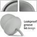 Acorn Toddler Cup - Silicone Sippy Trainer Straw Cup for Baby, Toddler, Child Feeding - Unbreakable, Spill-Proof, Non-Slip - BPA-Free Gray 6.7 oz - Buy Online on GoSupps.com