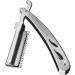 Minkissy Man Folding Razor - Vintage Straight Edge Razor with Interchangeable Blades for Eyebrow Shaping & Hair Clipping - Rustproof Steel - Buy Online on GoSupps.com