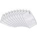 Activated Carbon Replacement Filters (Pack of 10) | H12xW8cm | Pack of 10 - Buy Online on GoSupps.com