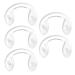 FARUTA 5x Stick-on Eyeglass Nose Pads Non-Slip Soft U Shape Silicone Nose Pads for Glasses Sunglasses