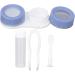 Shop Verdant Touch Mini Contact Lens Container Kit - Portable Purple & Multicolored Plastic Lens Holder for Daily Use Soaking & Retention - Perfect for Travel & Eye Care - Buy Online on GoSupps.com