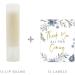 Andaz Press Winter Watercolor Snowflakes and Gray Florals Baby Shower Party Collection Lip Balm Baby Shower Party Favors Thank You All for Coming Baby Shower Party Favors 12- Pack Thank You Lip Balm - Buy Online on GoSupps.com