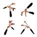 Professional Eyeline Pliers for Perfect Curling - Portable 180 Wide Opening Eyelash Curlers & Applicator (Red Gold) - International Shipping Available - Buy Online on GoSupps.com