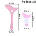 RYAOLFLY Winged Eyeliner Stencil - Reusable Silicone Makeup Tool in Pink - Buy Online on GoSupps.com