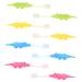 Gatuida 16pcs Small Crocodile Toothbrushes For Toddlers Cute Pbt Accessories