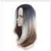 BGHJUE Halloween Wig - Long White Highlights Human Hair Weave Bundles with Closure | Brazilian Straight Non-Remy Hair Extensions - Buy Online on GoSupps.com