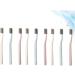 Buy Gatuida Manual Toothbrush Set - 9 Pcs Travel Adult Toothbrushes with Straw | Eco-Friendly & Effective Cleaning - Buy Online on GoSupps.com