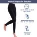 Women's 20-30 mmHg Compression Leggings for Varicose Veins & Swelling - Black Medium Footless Tights - Buy Online on GoSupps.com