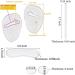 Heel Grips Liner Cushions for Loose Shoes | Prevent Blisters & Heel Pain | Metatarsal Pads for Men & Women (Clear - Buy Online on GoSupps.com