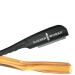 Professional Razor Holder - Ultra 3mm Exposed Straight Razor Holder for Short & Long Blades - Safe Clip System (Gold - Buy Online on GoSupps.com