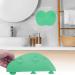 Silicone Makeup Brush Cleaning Mat - Portable Green Makeup Brush Cleaning Pad - Buy Online on GoSupps.com