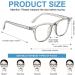 Uskerb Blue Light Blocking Glasses for Women - 3 Pack UV Protection Anti Eyestrain Lightweight Frame Computer and Gaming Glasses - Buy Online on GoSupps.com
