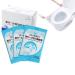 Biodegradable Disposable Plastic Toilet Seat Cover Disposable Paper Toilet Seat Covers Travel Pack Foldable Portable Waterproof and Non Slip Individually Wrapped for Travel (150PCS)
