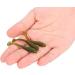 50-Piece Soft Fishing Bait Set - T-Tail Grub Worms for Saltwater & Freshwater - 9 Colors Available - Buy Online on GoSupps.com